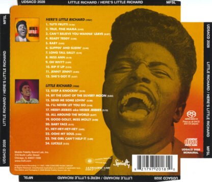 Little Richard - Here's Little Richard / Little Richard (SACD, Hybrid, Comp, Mono, RM) - Image 2