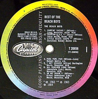 The Beach Boys - Best Of The Beach Boys (LP, Comp, Mono) - Image 3