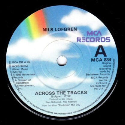 Nils Lofgren - Across The Tracks (7") - Image 3