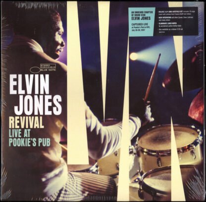 Elvin Jones - Revival (Live At Pookie's Pub) (3xLP, Album, 180) - Image 2