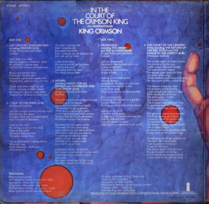 King Crimson - In The Court Of The Crimson King (An Observation By King Crimson) (LP, Album) - Image 2