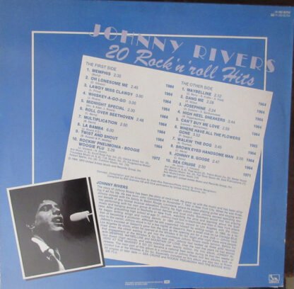 Johnny Rivers - 20 Rock'n'roll Hits (LP, Comp, RE) - Image 2