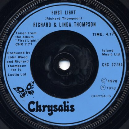 Richard & Linda Thompson - Don't Let A Thief Steal Into Your Heart (7", Single) - Image 2