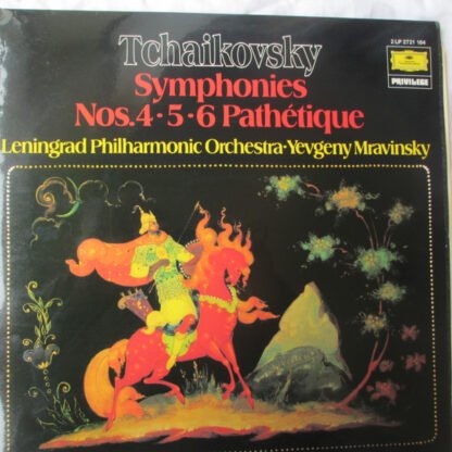 Tchaikovsky* – Leningrad Philharmonic Orchestra, Yevgeny Mravinsky* - Symphonies Nos. 4 · 5 · 6 Pathétique (2xLP, Comp, Gat)