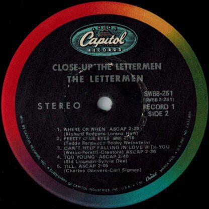 The Lettermen - Close-Up (2xLP, Comp, Gat) - Image 3