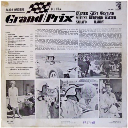 MGM Studio Orchestra - Grand Prix (Banda Original Del Film) (LP, Album) - Image 2