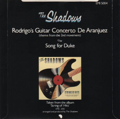 The Shadows - Rodrigo's Guitar Concerto De Aranjuex (Theme From The 2nd Movement) (7", Single) - Image 2