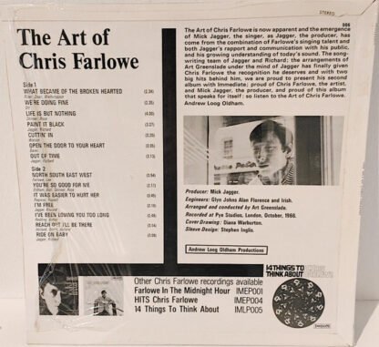 Chris Farlowe - The Art Of Chris Farlowe (LP, Album) - Image 2