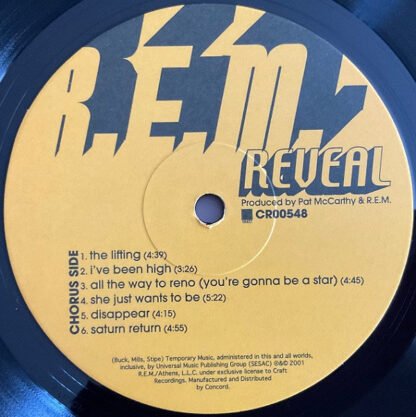 R.E.M. - Reveal (LP, Album, RE, 180) - Image 3