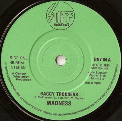 Madness - Baggy Trousers (7", Single, Gre) - Image 3