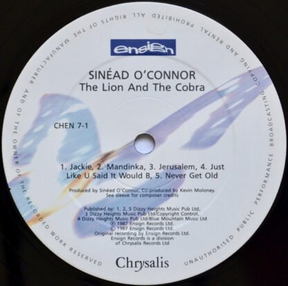 Sinéad O'Connor - The Lion And The Cobra (LP, Album) - Image 3