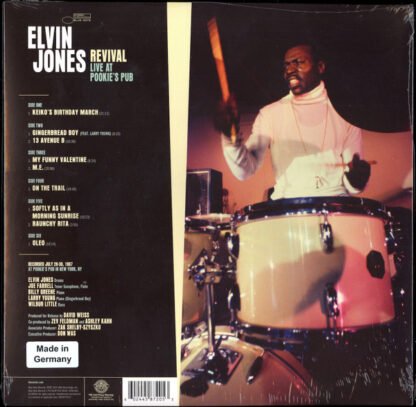 Elvin Jones - Revival (Live At Pookie's Pub) (3xLP, Album, 180) - Image 3