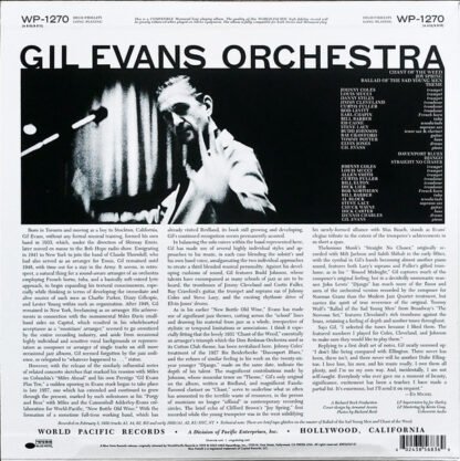 Gil Evans Orchestra* Featuring Johnny Coles - Great Jazz Standards (LP, Album, RE, 180) - Image 2