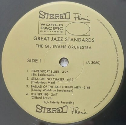 Gil Evans Orchestra* Featuring Johnny Coles - Great Jazz Standards (LP, Album, RE, 180) - Image 3