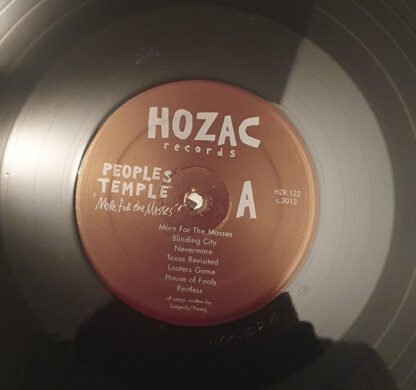 Peoples Temple* - More For The Masses (LP, Album, Bla) - Image 3