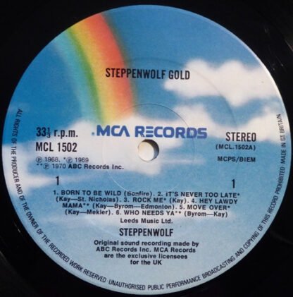 Steppenwolf - Gold (LP, Comp) - Image 3