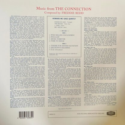 Howard Mc Ghee Quintet* - Music From The Connection (LP, Album, Mono, RE, Red) - Image 2