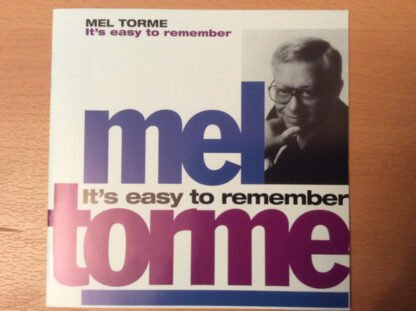 Mel Tormé - It’s Easy To Remember (2xCD, Comp)