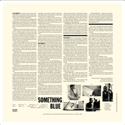 The Paul Horn Quintet - Something Blue (LP, Album, Ltd, RE, RM, 180) - Image 2