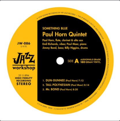 The Paul Horn Quintet - Something Blue (LP, Album, Ltd, RE, RM, 180) - Image 3