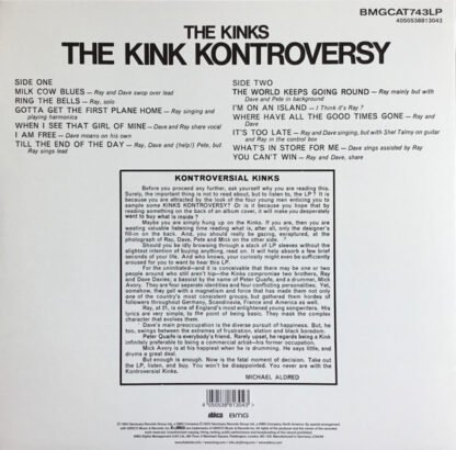 The Kinks - The Kink Kontroversy (LP, Album, Mono, RE) - Image 2