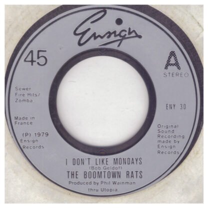 The Boomtown Rats - I Don't Like Mondays (7", Single, Sil)