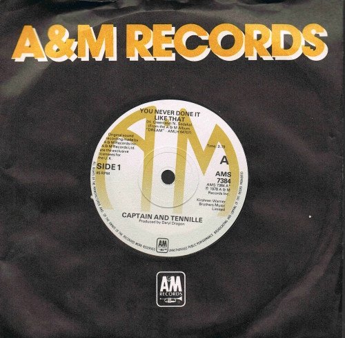 Captain And Tennille - You Never Done It Like That (7") - Image 3
