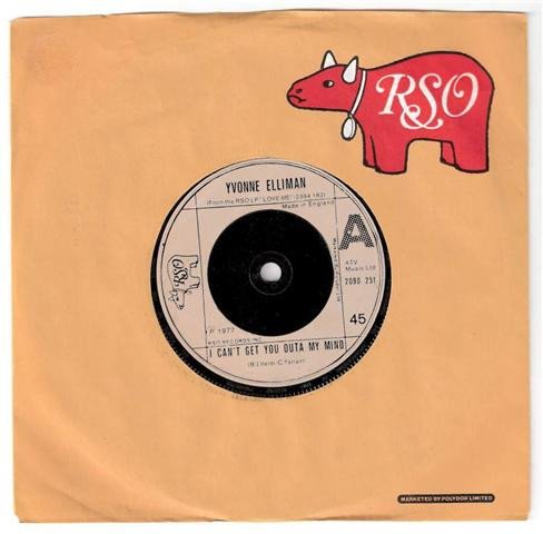Yvonne Elliman - I Can't Get You Outa My Mind (7", Single) - Image 3