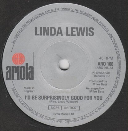 Linda Lewis - I'd Be Surprisingly Good For You (7", Single, Sol)