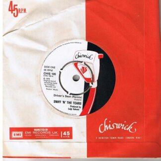 Sniff 'n' the Tears - Driver's Seat (Remix) (7", Single, RE)