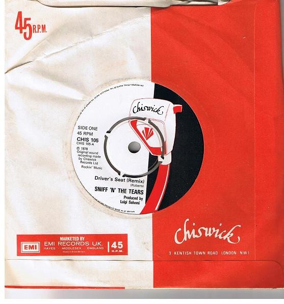 Sniff 'n' the Tears - Driver's Seat (Remix) (7", Single, RE)