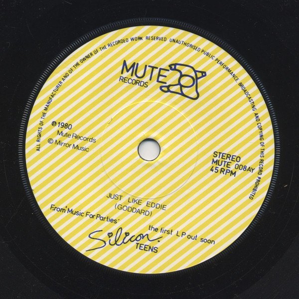 Silicon Teens - Just Like Eddie / Sun Flight (7", Single) - Image 3