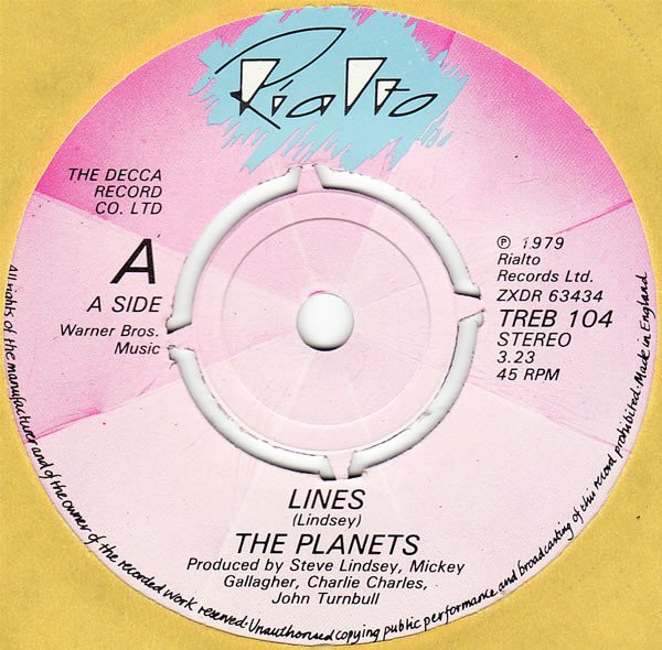 The Planets (2) - Lines (7", Single, Com)