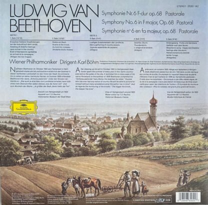 Ludwig Van Beethoven, Wiener Philharmoniker, Karl Böhm - Symphonie No. 6 "Pastorale" (LP, Ltd, Num, RM, 180) - Image 2