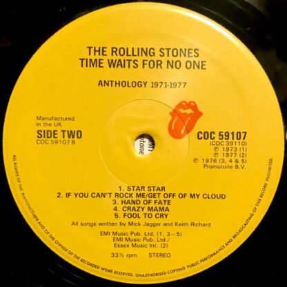 The Rolling Stones - Time Waits For No One (Anthology 1971-1977) (LP, Comp) - Image 3