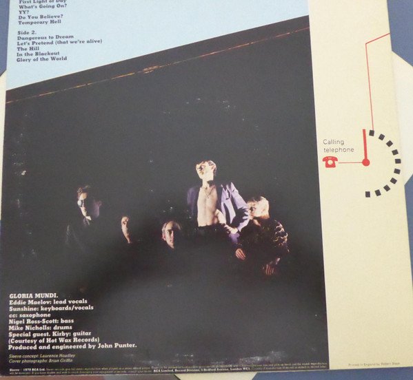 Gloria Mundi - The Word Is Out (LP, Album) - Image 2