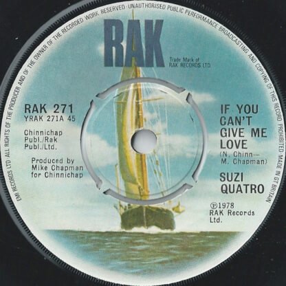 Suzi Quatro - If You Can't Give Me Love (7", Single, Com)