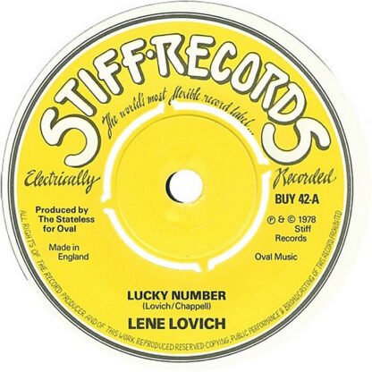 Lene Lovich - Lucky Number (7", Single, Com)