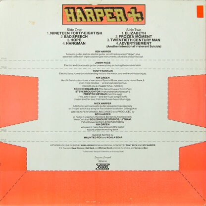 Roy Harper & Jimmy Page - Whatever Happened To Jugula? (LP, Album) - Image 2