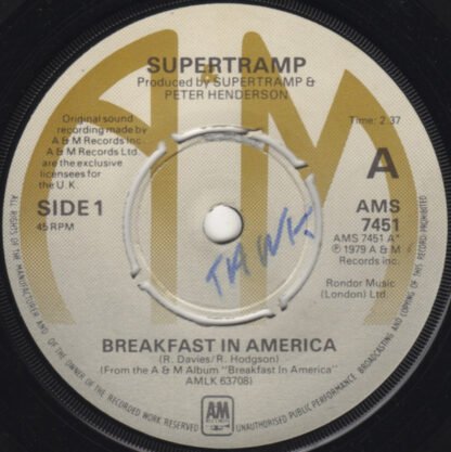 Supertramp - Breakfast In America (7", Com)