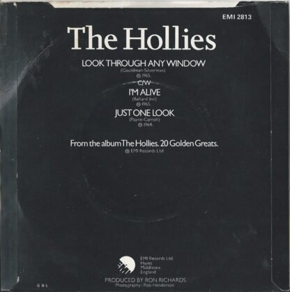 The Hollies - Look Through Any Window (7") - Image 2