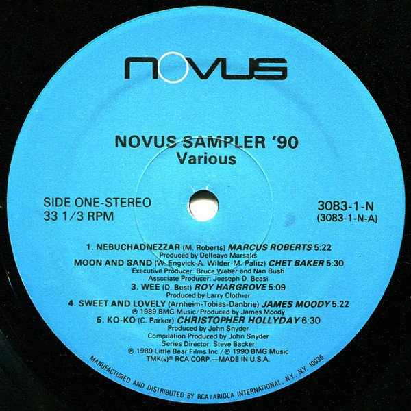 Various - Novus Sampler '90 (LP, Comp) - Image 3