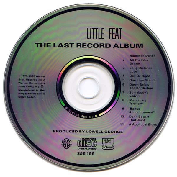 Little Feat - The Last Record Album (CD, Album, RE) - Image 3