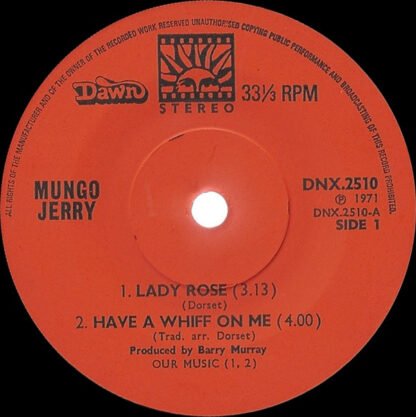 Mungo Jerry - Lady Rose (7", Maxi) - Image 3