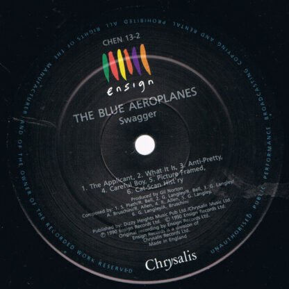 The Blue Aeroplanes - Swagger (LP, Album) - Image 3