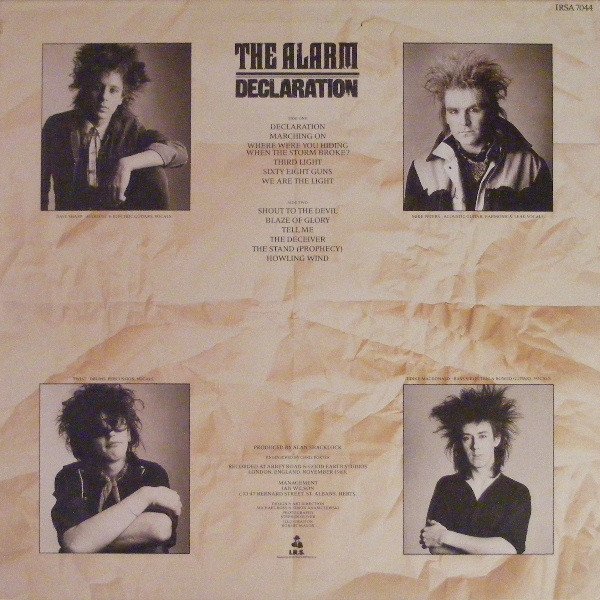 The Alarm - Declaration (LP, Album) - Image 2
