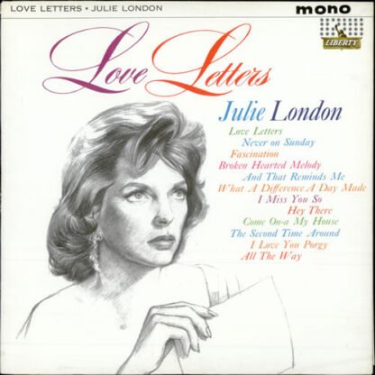 Julie London - Love Letters (LP, Album, Mono)