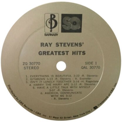 Ray Stevens - Ray Stevens' Greatest Hits (LP, Comp, Quad) - Image 3