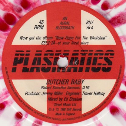 Plasmatics (2) - Butcher Baby (7", Single, Red) - Image 3