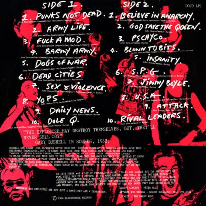 The Exploited - Totally Exploited (LP, Comp) - Image 2